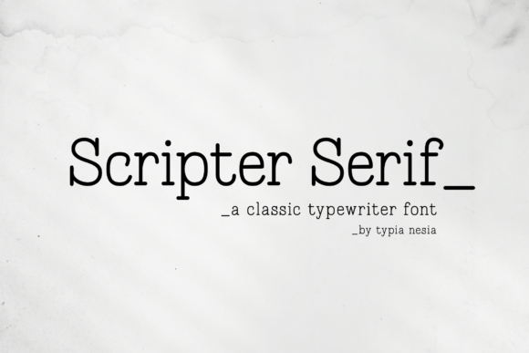 Scripter Font - Featured Image