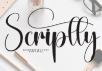 Scriptty Font - Featured Image