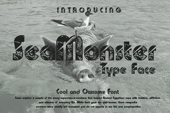 SeaMonster Font - Featured Image