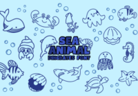 Sea Animal Font - Featured Image