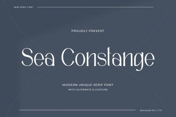 Sea Constange Font - Featured Image