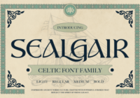 Sealgair Font - Featured Image