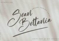 Sean Bettania Font - Featured Image
