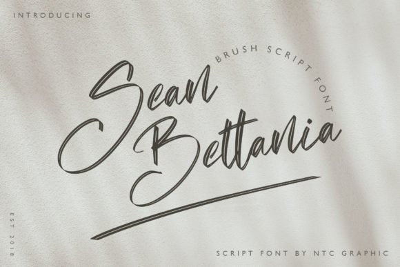 Sean Bettania Font - Featured Image