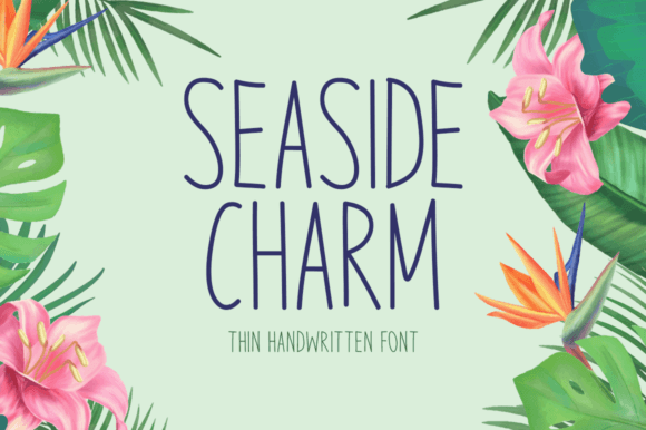 Seaside Charm Font - Featured Image