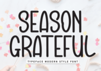 Season Grateful Font - Featured Image