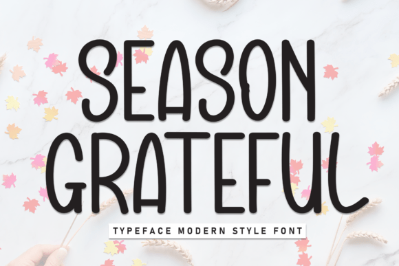 Season Grateful Font - Featured Image