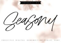 Seasony Font - Featured Image
