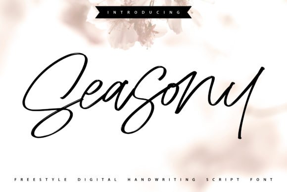 Seasony Font - Featured Image
