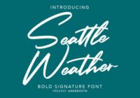 Seattle Weather Font - Featured Image