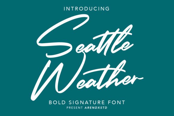 Seattle Weather Font - Featured Image