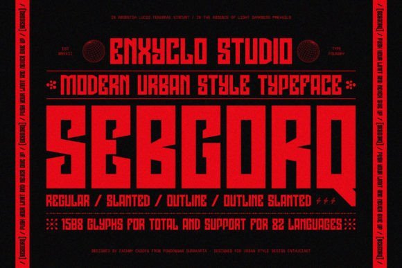 Sebgorq Font - Featured Image