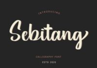 Sebitang Font - Featured Image