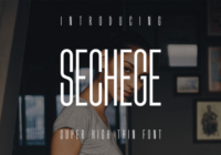 Sechege Font - Featured Image
