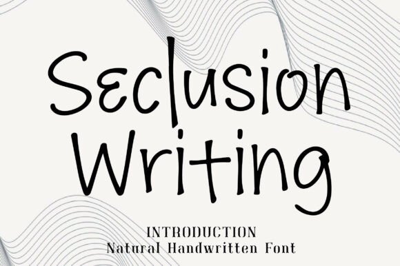 Seclusion Writing Font - Featured Image