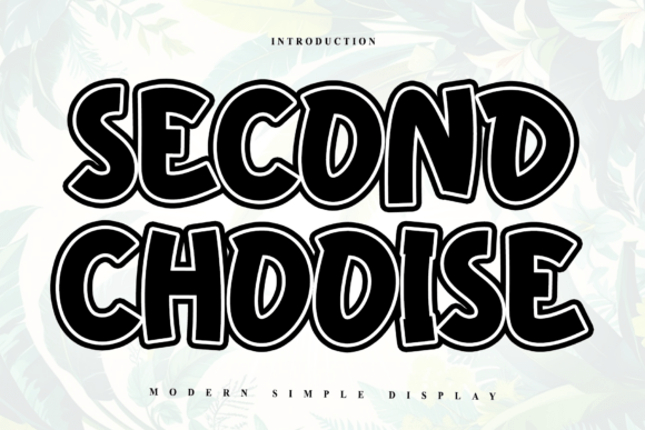 Second Chooise Font - Featured Image