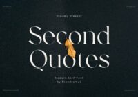 Second Quotes Font - Featured Image