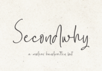 Secondwhy Font - Featured Image