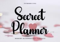 Secreet Planner Font - Featured Image