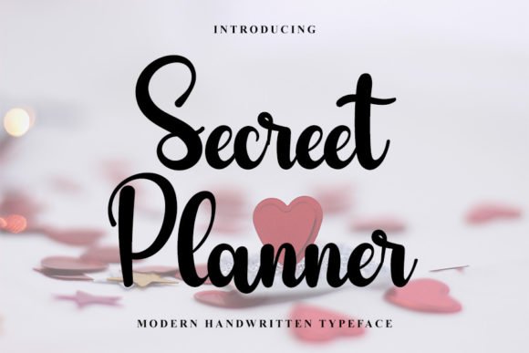 Secreet Planner Font - Featured Image