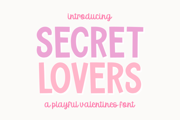 Secret Lovers Font - Featured Image