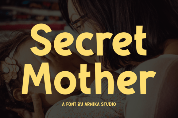 Secret Mother Font - Featured Image