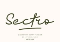 Sectro Font - Featured Image