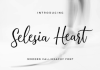 Selesia Heart Font - Featured Image