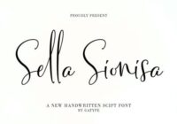 Sella Sionisa Font - Featured Image