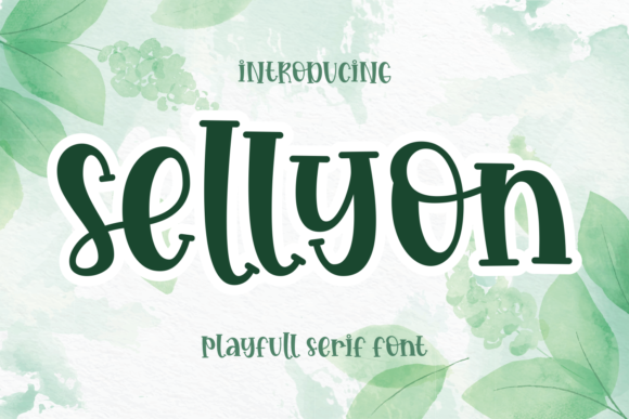 Sellyon Font - Featured Image