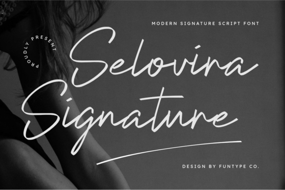 Selovina Signature Font - Featured Image