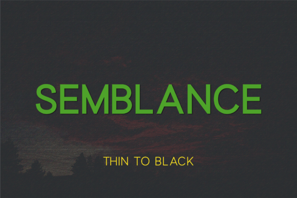 Semblance Font - Featured Image