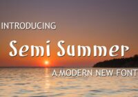 Semi Summer Font - Featured Image