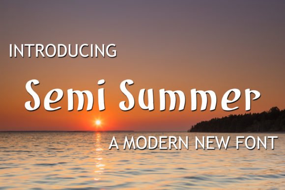 Semi Summer Font - Featured Image