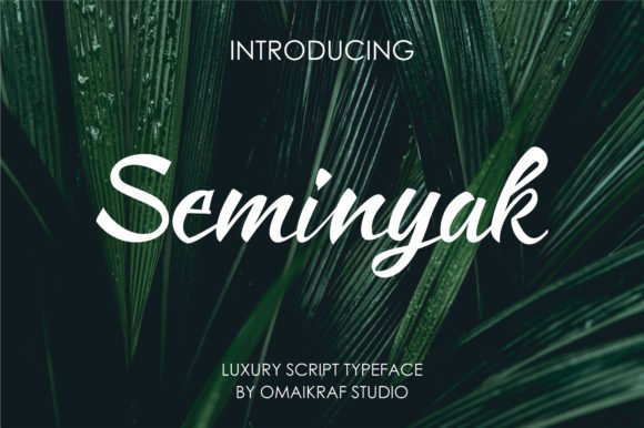 Seminyak Font - Featured Image