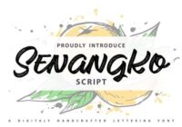 Senangko Font - Featured Image