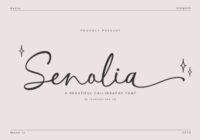 Senolia Font - Featured Image