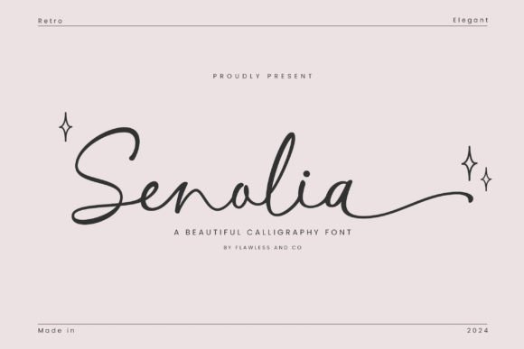 Senolia Font - Featured Image