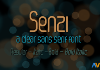 Senzi Font - Featured Image