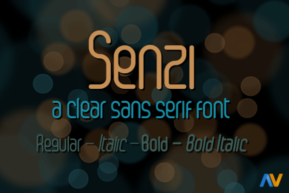 Senzi Font - Featured Image