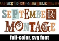 September Montage Font - Featured Image