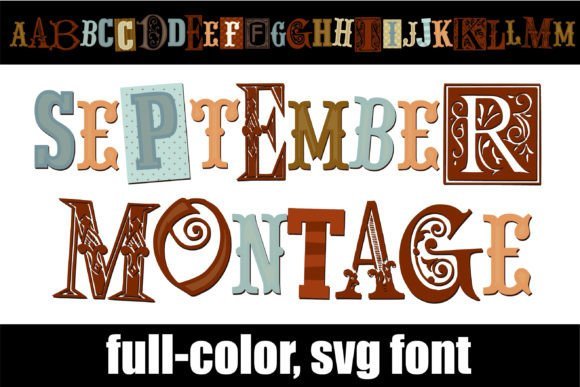 September Montage Font - Featured Image