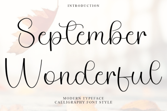 September Wonderful Font - Featured Image