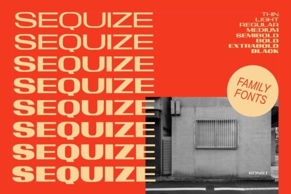 Sequize Font - Featured Image