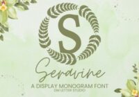 Seravine Monogram Font - Featured Image