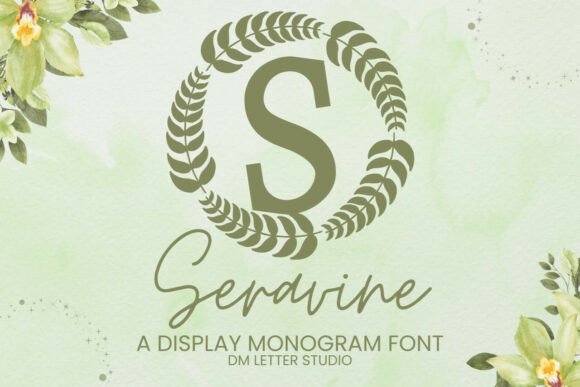 Seravine Monogram Font - Featured Image