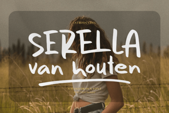 Serella Van Houten Font - Featured Image