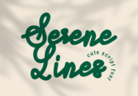 Serene Lines Font - Featured Image