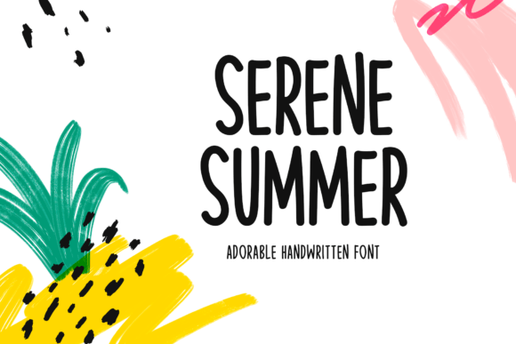 Serene Summer Font - Featured Image