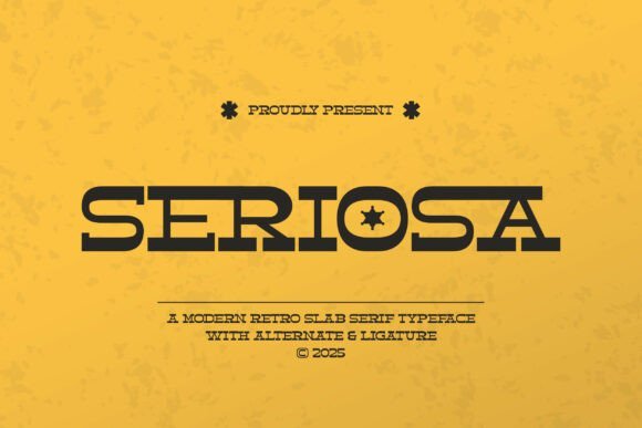 Seriosa Font - Featured Image